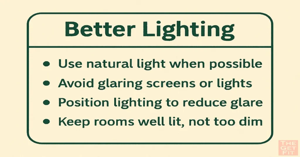 How to Improve Vision in 7 Days Naturally (No Glasses Needed!) 5 Better Lighting